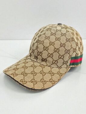 ✨️Authentic Gucci Beige Monogram Cap